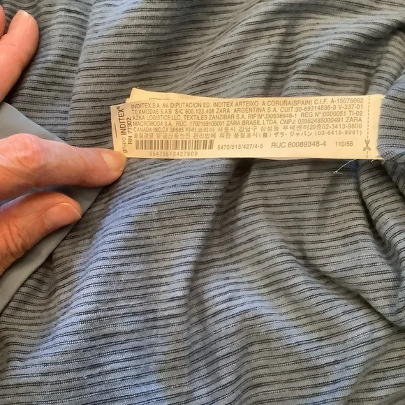 Zara Kids Hooded Raincoat Size 110 (4-5 Years) Blue Jacket - Picture 5 of 13